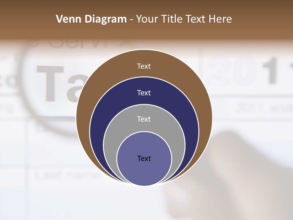 Handle Text Account PowerPoint Template