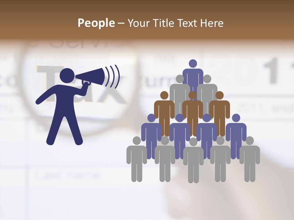 Handle Text Account PowerPoint Template