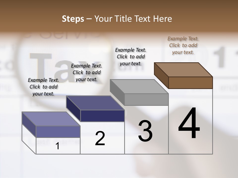 Handle Text Account PowerPoint Template