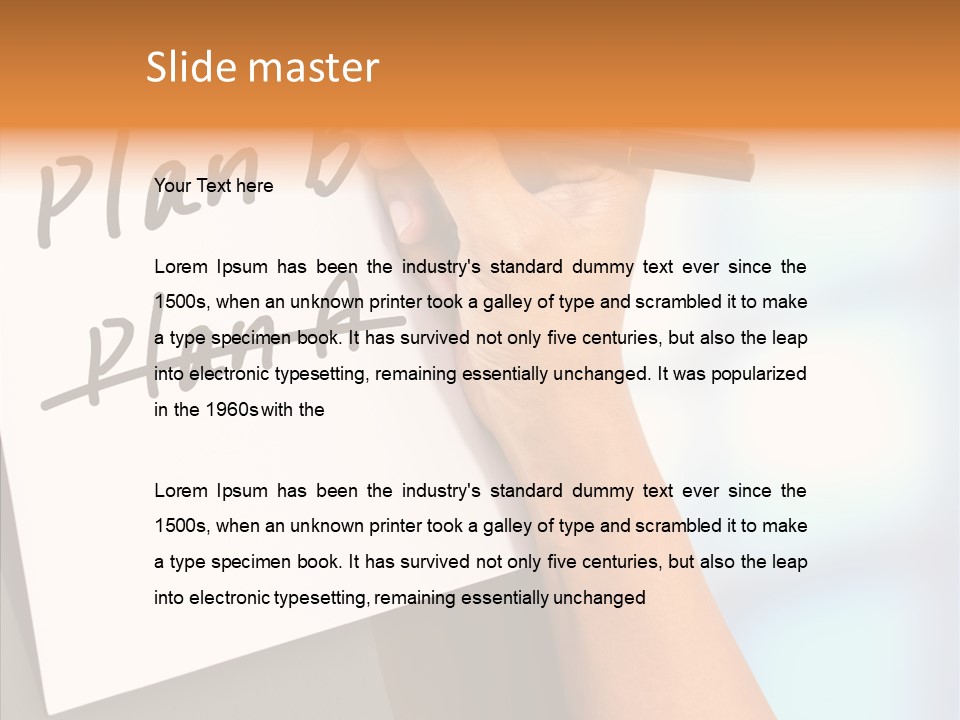 Label Report Backing PowerPoint Template