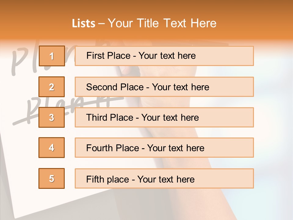 Label Report Backing PowerPoint Template