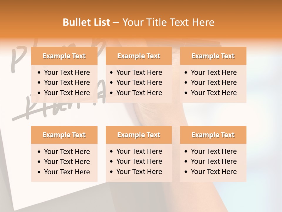 Label Report Backing PowerPoint Template