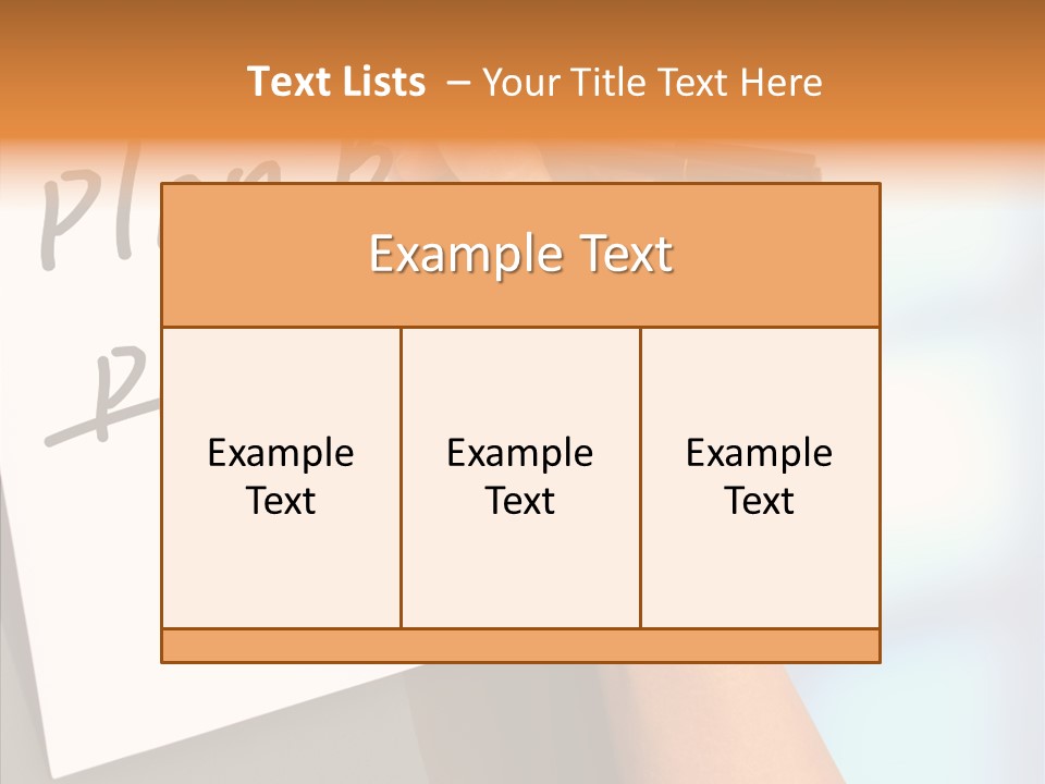 Label Report Backing PowerPoint Template