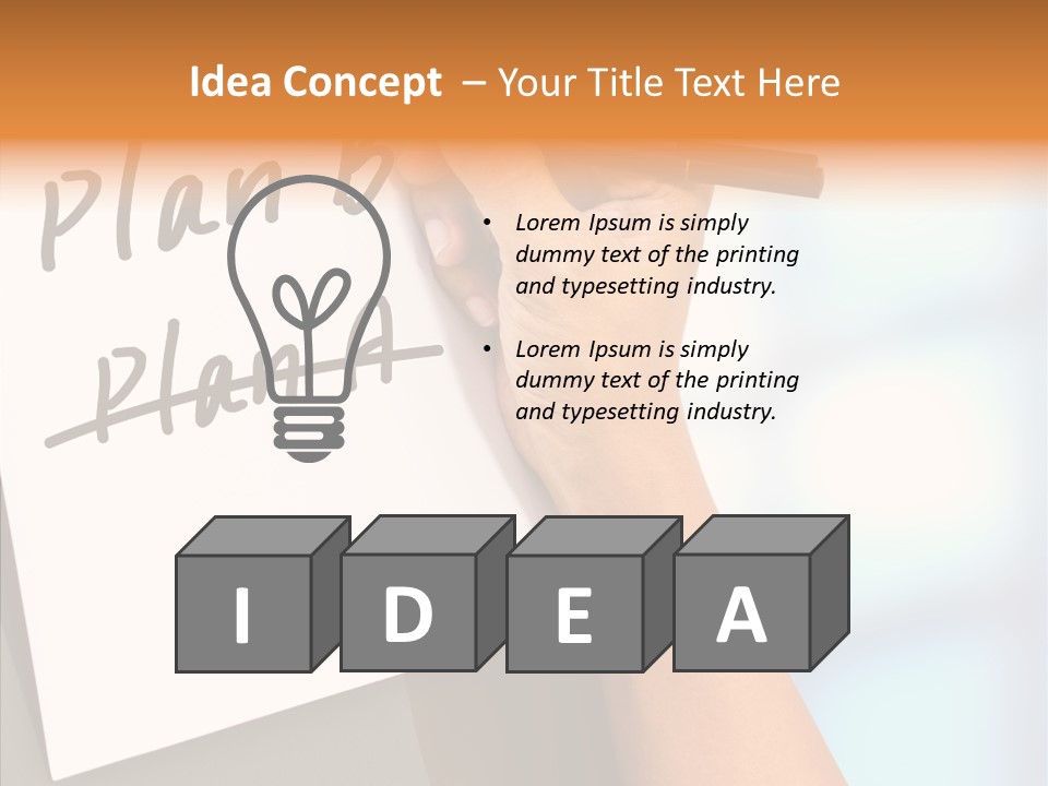 Label Report Backing PowerPoint Template