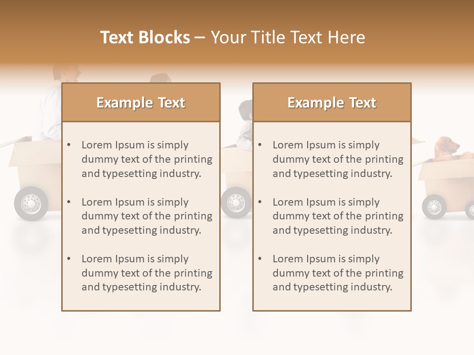 New Cargo Transport PowerPoint Template