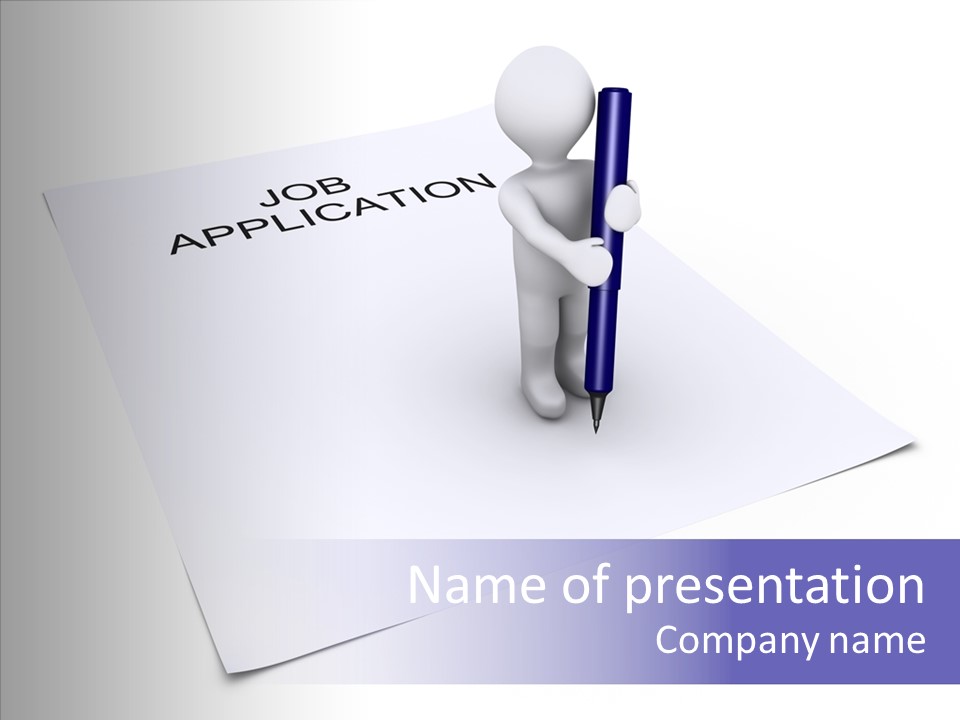 Career Interview Office PowerPoint Template