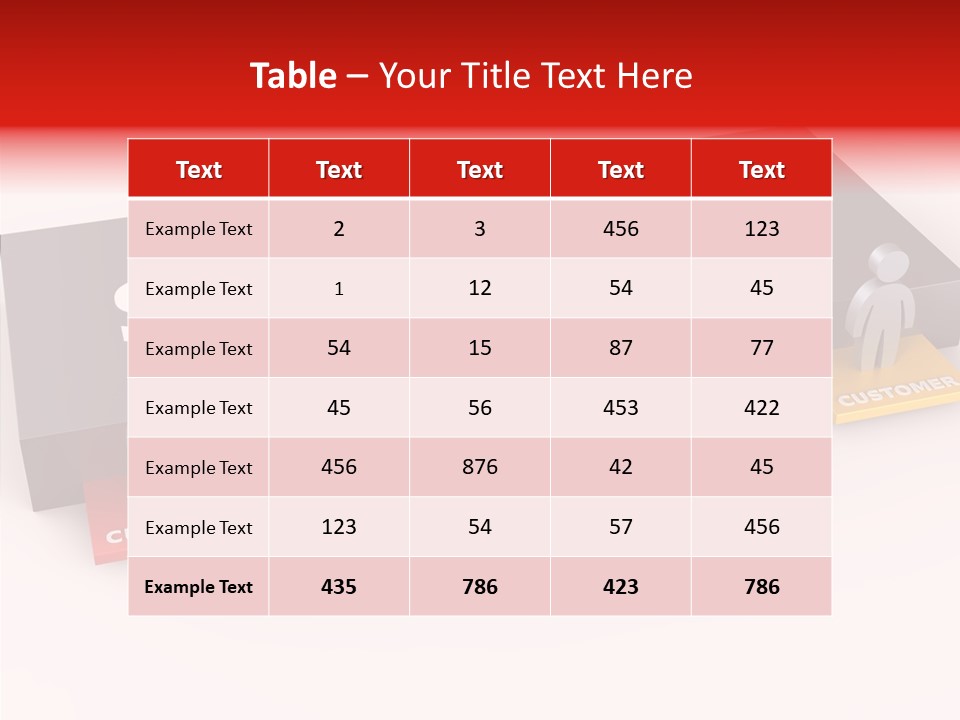 Label Report Backing PowerPoint Template
