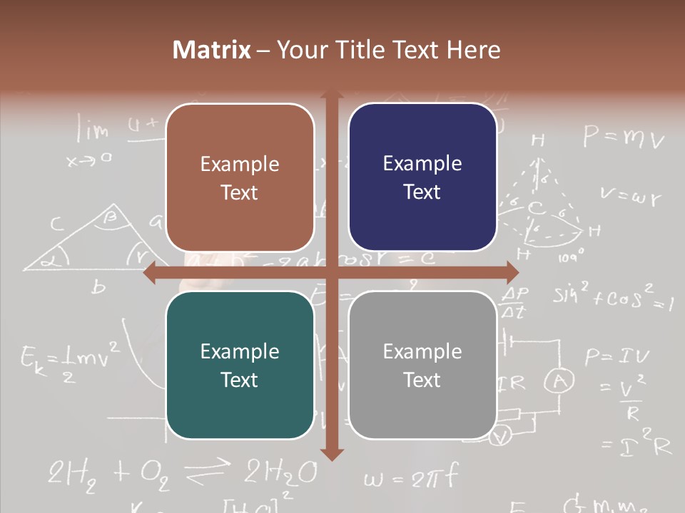 Pen Trigonometry College PowerPoint Template