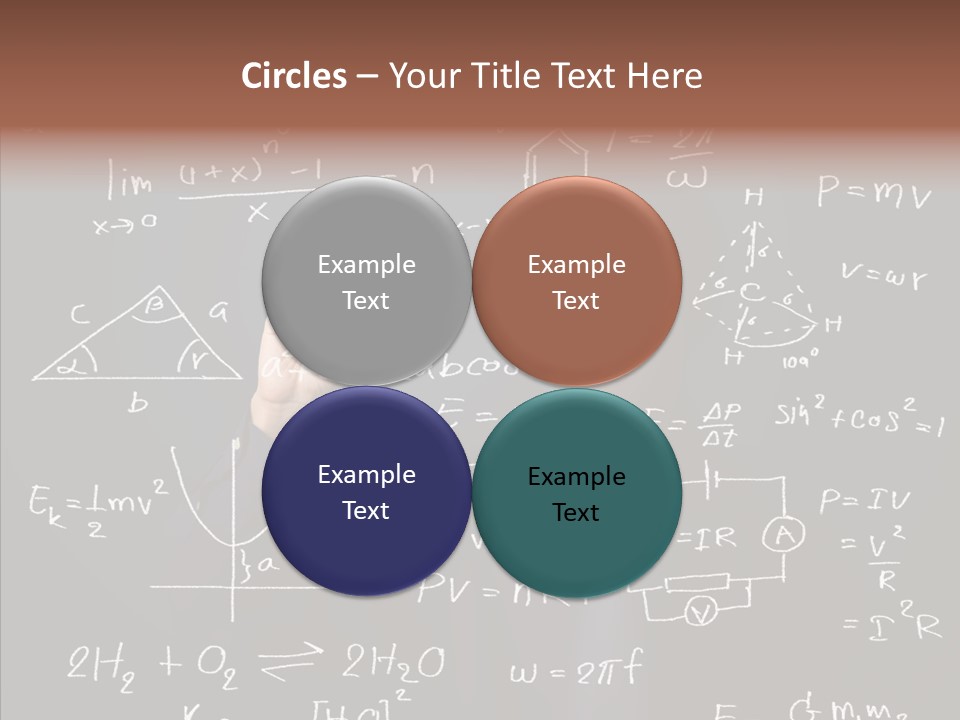Pen Trigonometry College PowerPoint Template