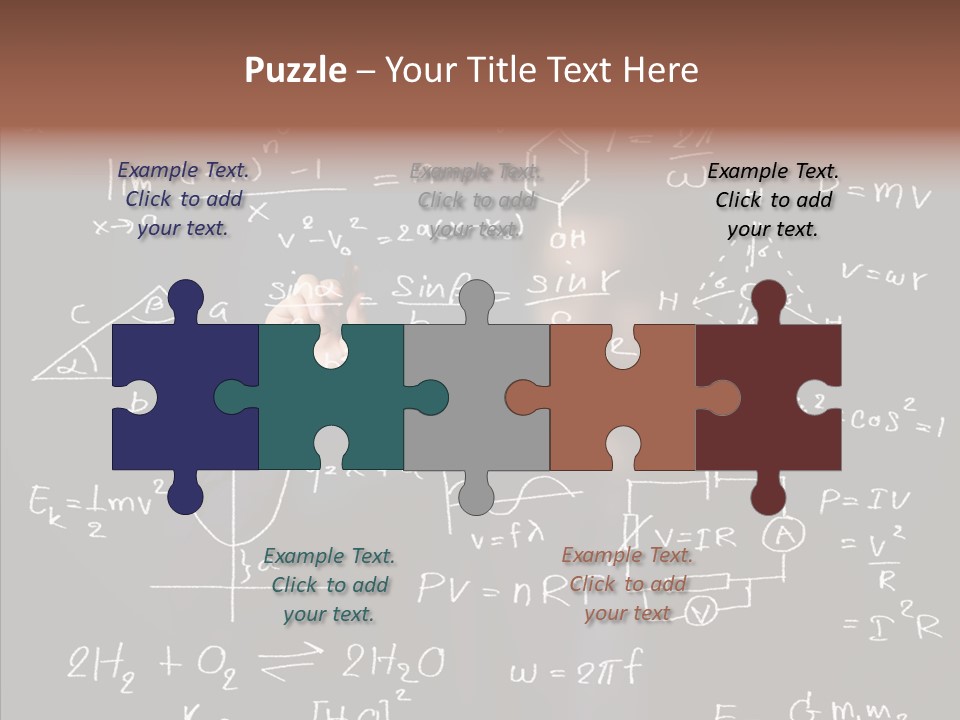 Pen Trigonometry College PowerPoint Template