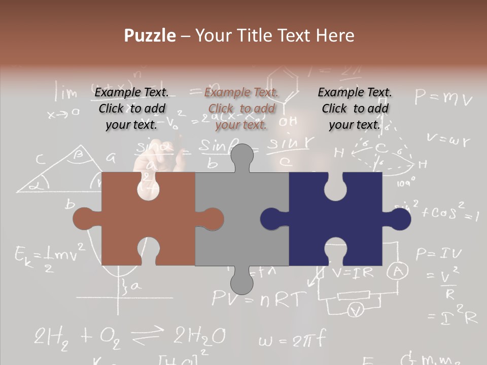 Pen Trigonometry College PowerPoint Template