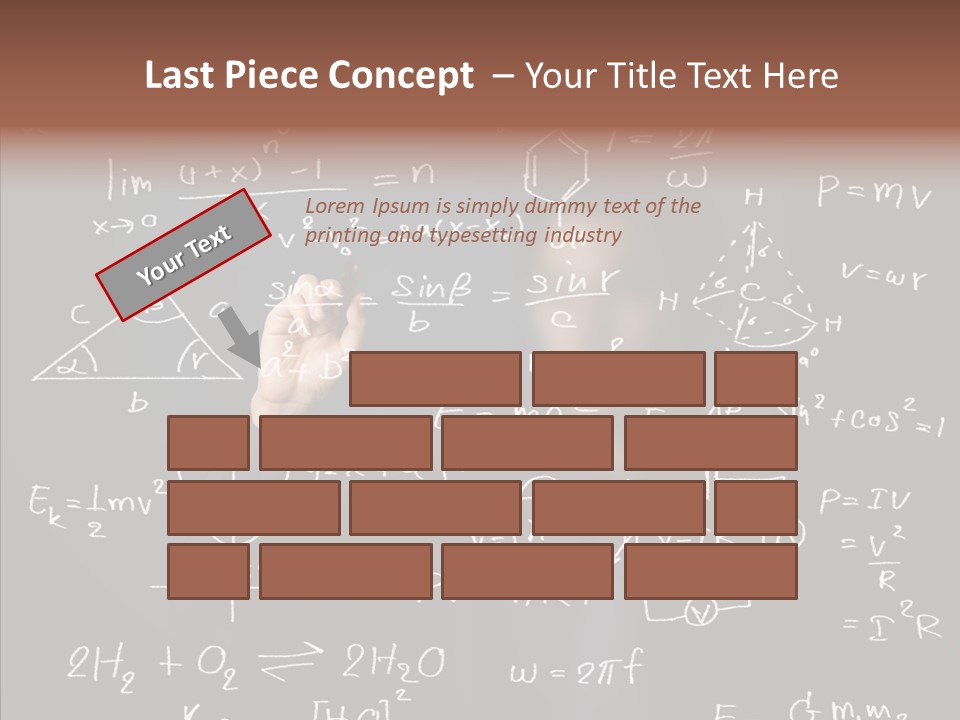 Pen Trigonometry College PowerPoint Template