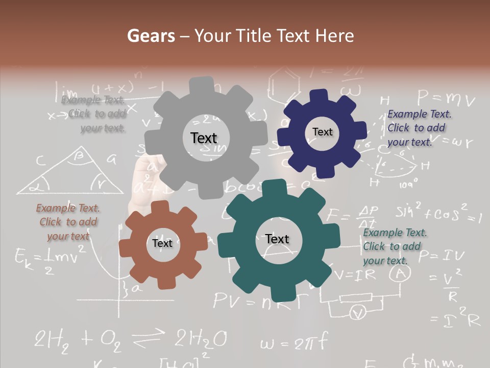 Pen Trigonometry College PowerPoint Template