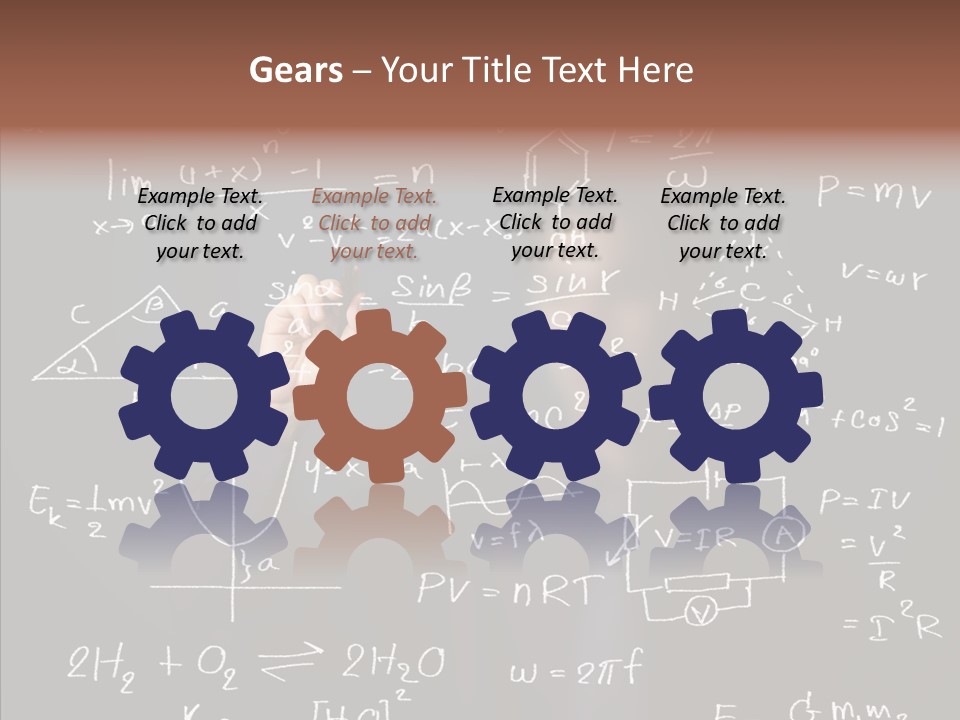 Pen Trigonometry College PowerPoint Template