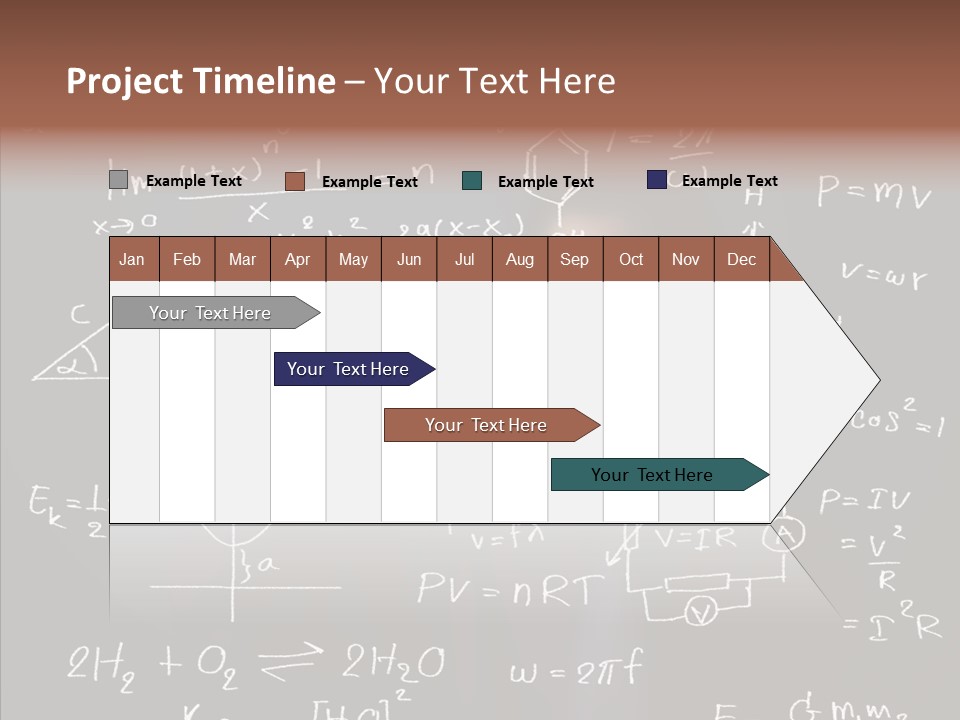 Pen Trigonometry College PowerPoint Template