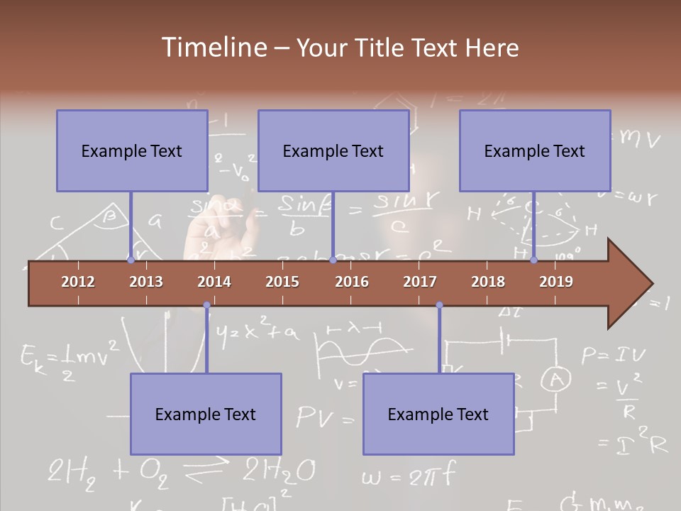 Pen Trigonometry College PowerPoint Template