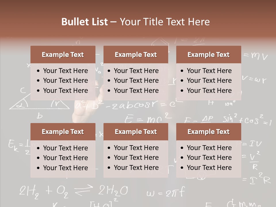 Pen Trigonometry College PowerPoint Template
