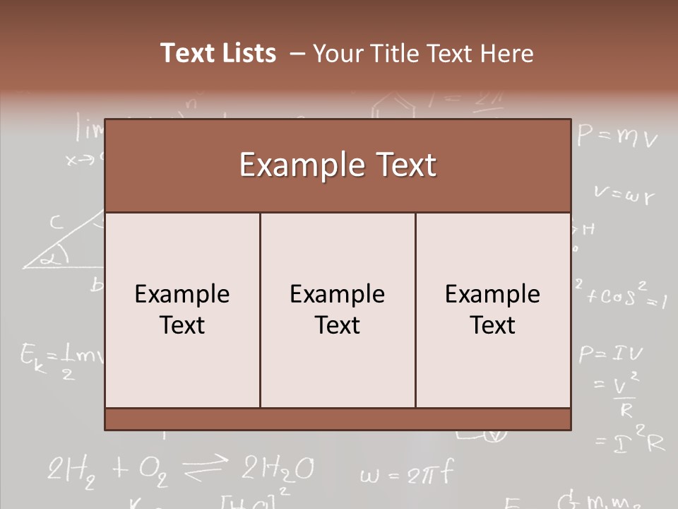 Pen Trigonometry College PowerPoint Template