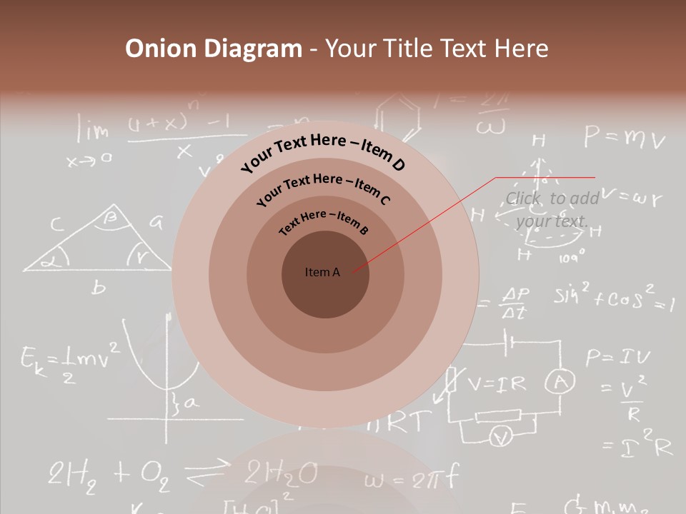 Pen Trigonometry College PowerPoint Template