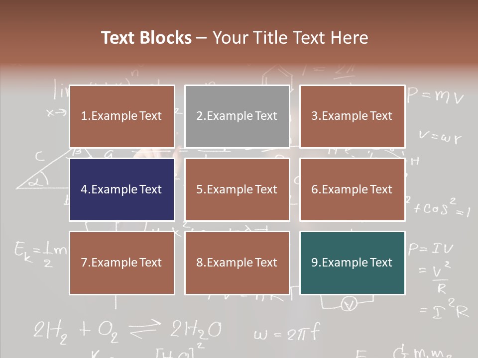 Pen Trigonometry College PowerPoint Template
