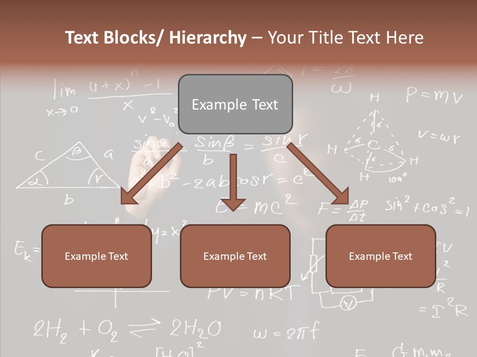 Pen Trigonometry College PowerPoint Template
