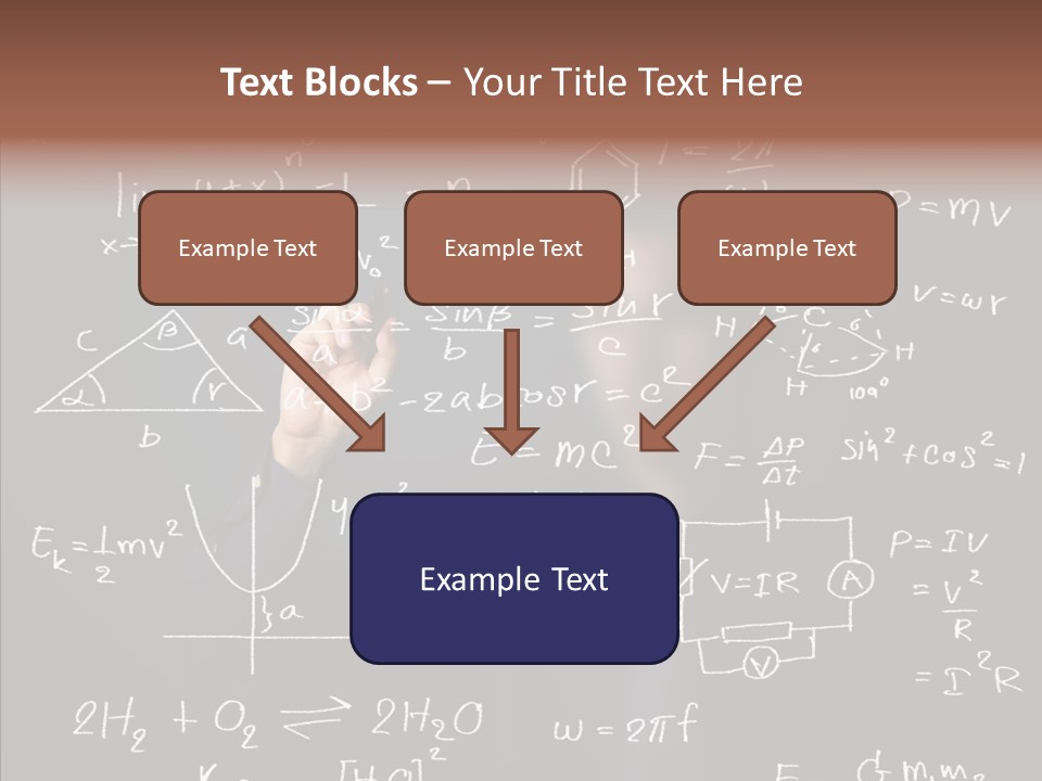 Pen Trigonometry College PowerPoint Template