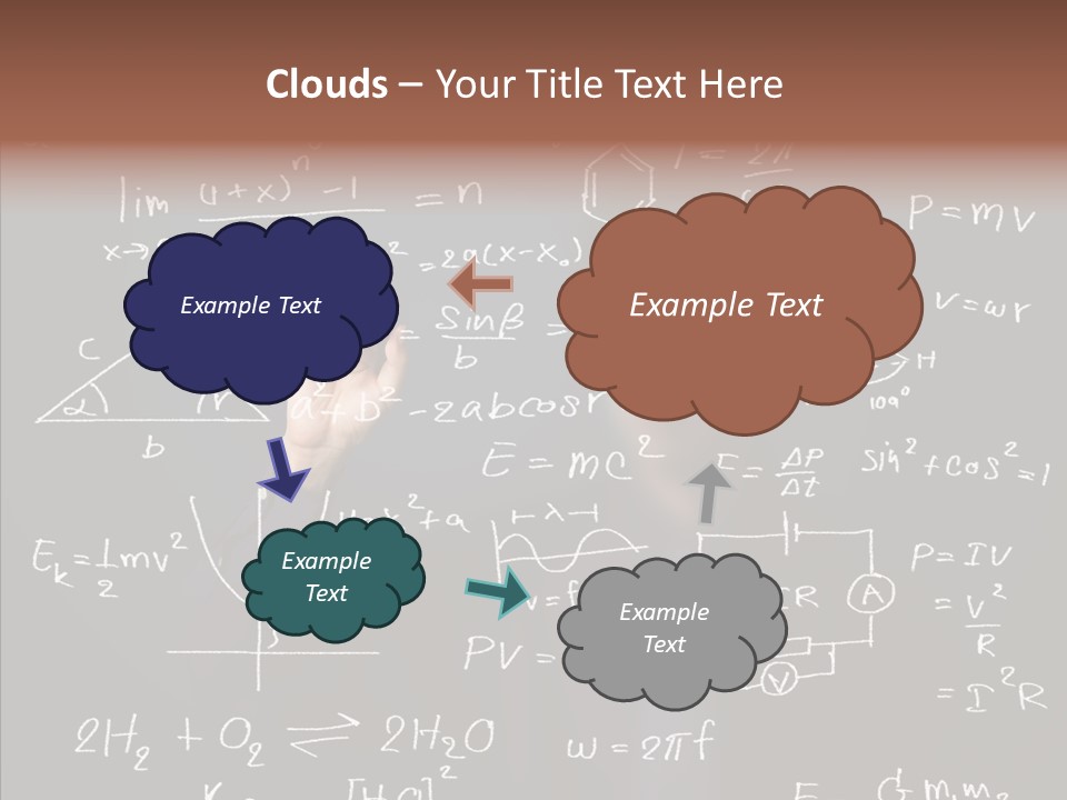 Pen Trigonometry College PowerPoint Template