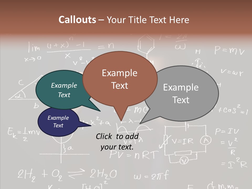 Pen Trigonometry College PowerPoint Template
