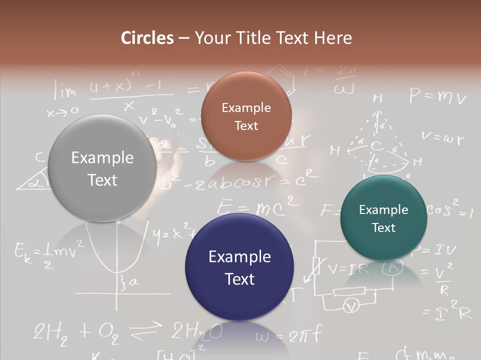 Pen Trigonometry College PowerPoint Template