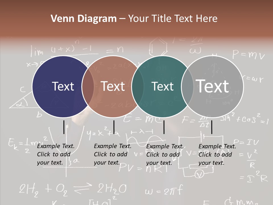 Pen Trigonometry College PowerPoint Template