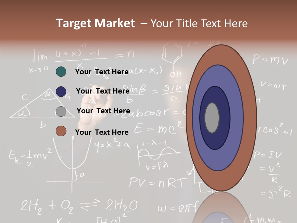 Pen Trigonometry College PowerPoint Template
