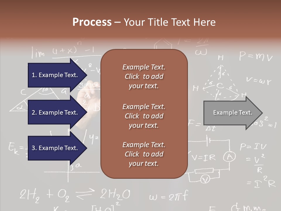 Pen Trigonometry College PowerPoint Template