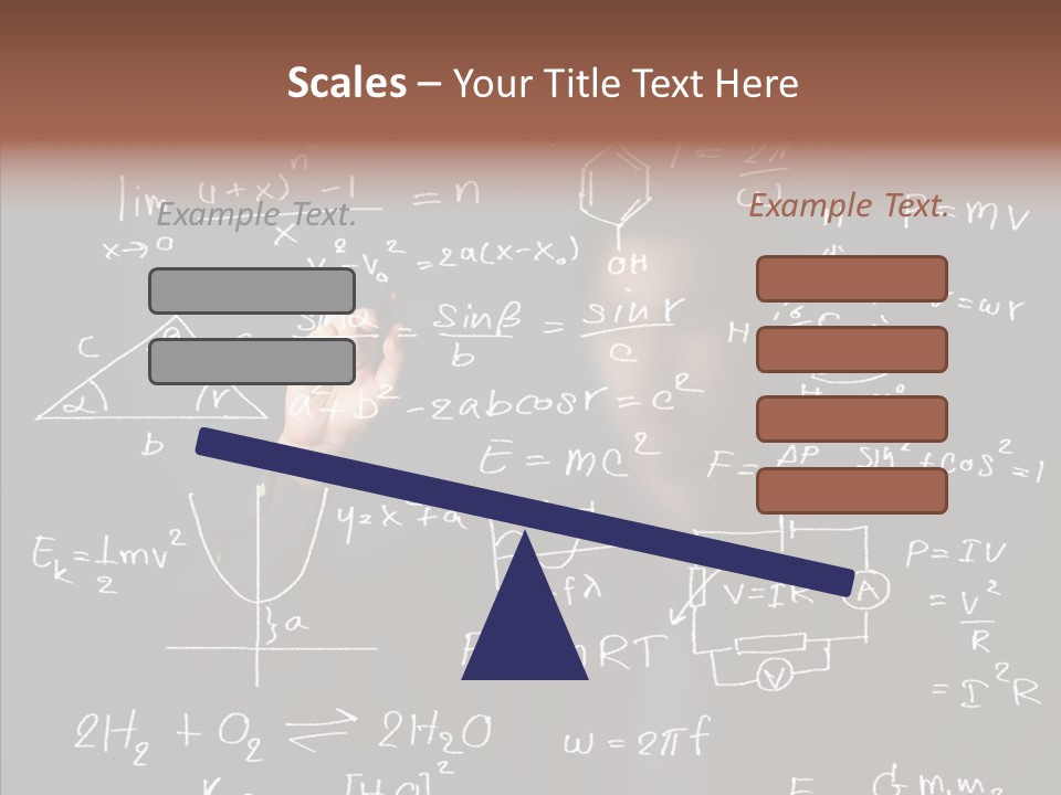 Pen Trigonometry College PowerPoint Template