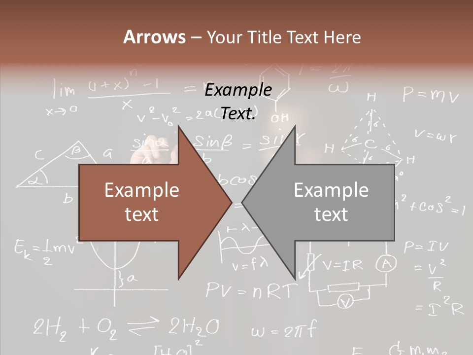Pen Trigonometry College PowerPoint Template