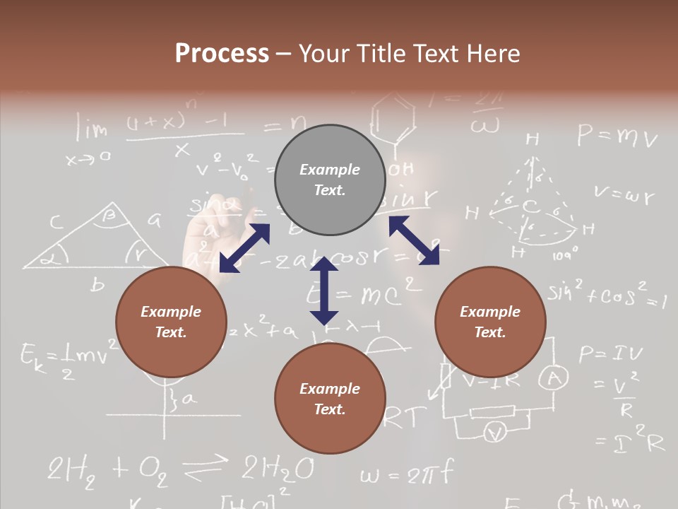 Pen Trigonometry College PowerPoint Template