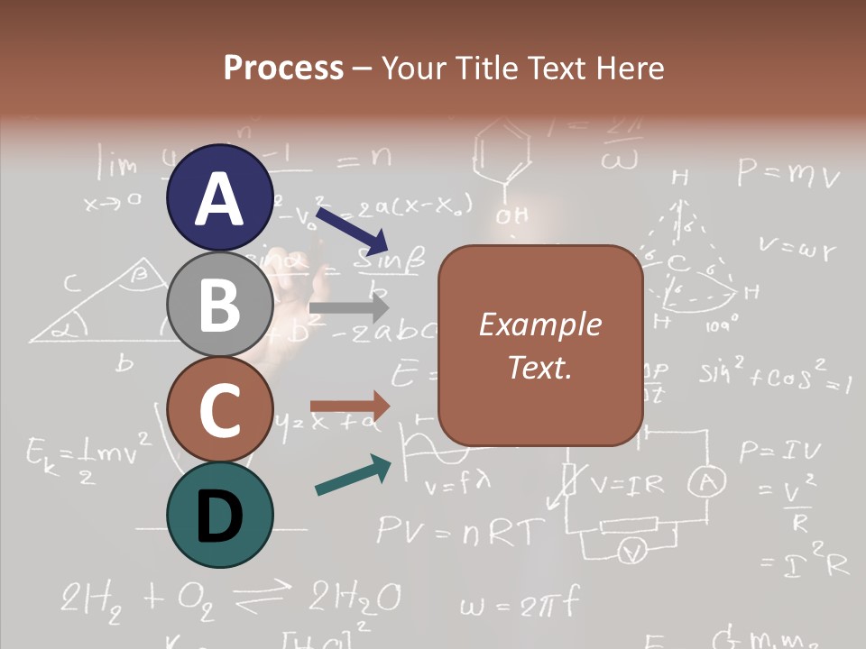 Pen Trigonometry College PowerPoint Template