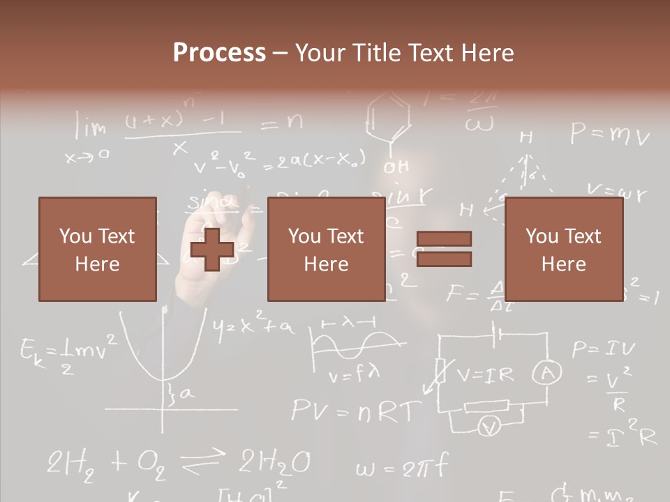 Pen Trigonometry College PowerPoint Template