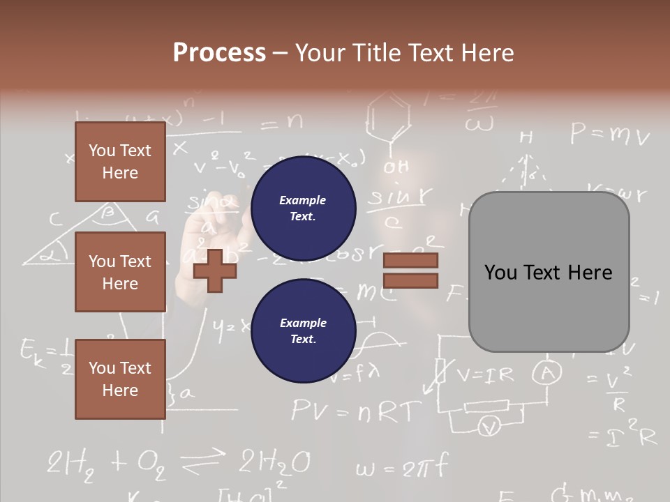 Pen Trigonometry College PowerPoint Template