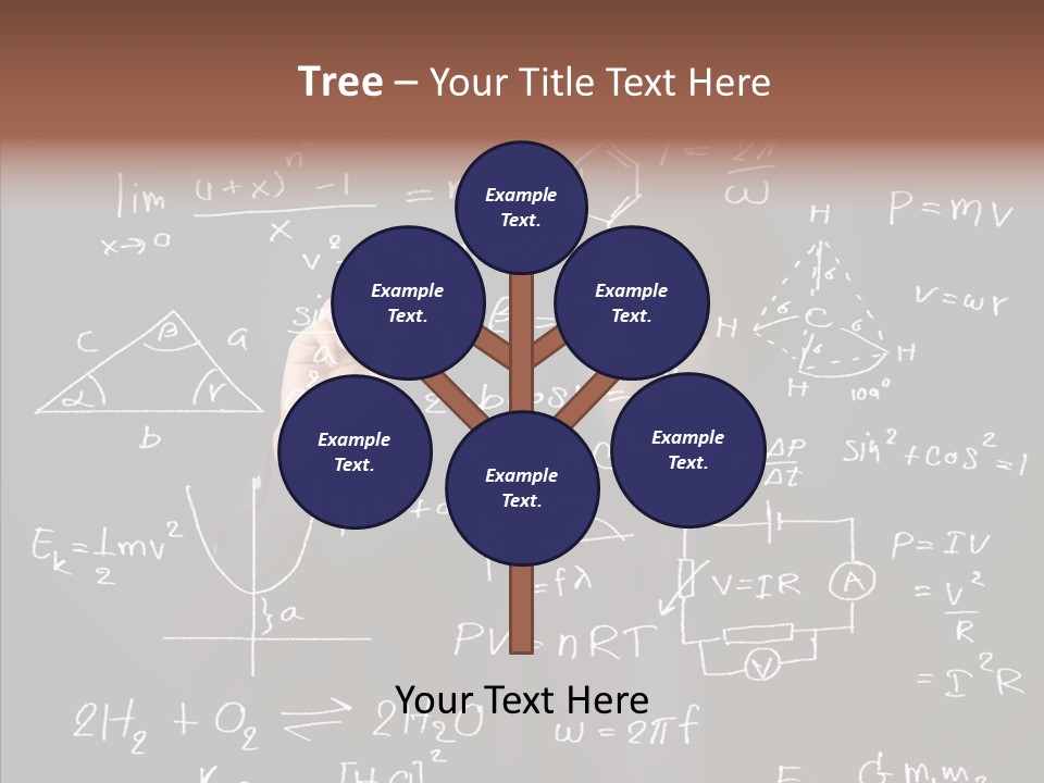 Pen Trigonometry College PowerPoint Template