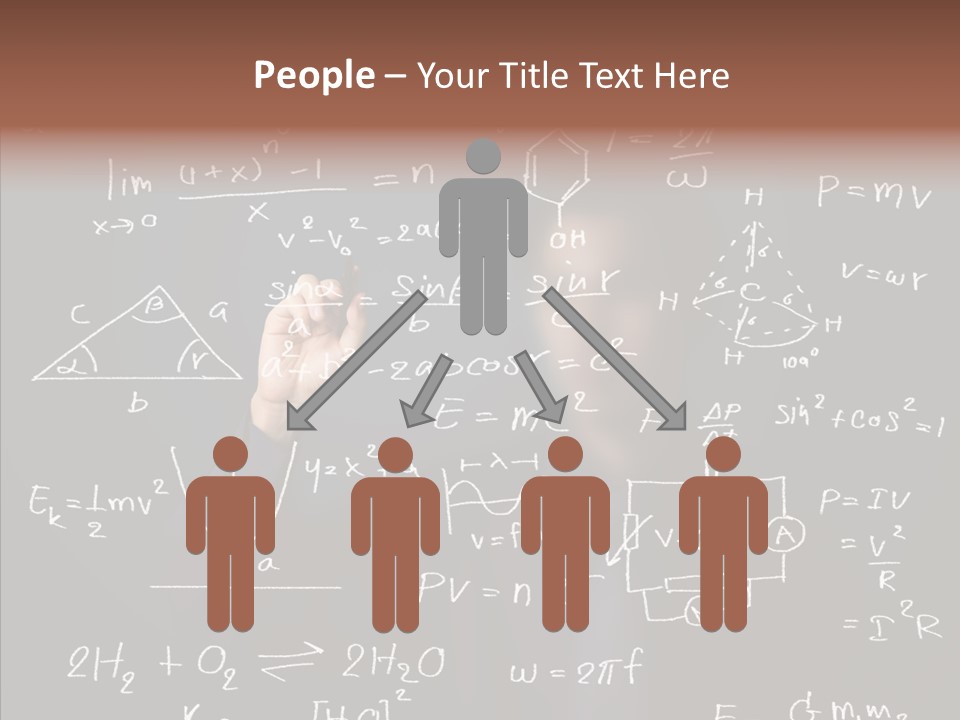 Pen Trigonometry College PowerPoint Template