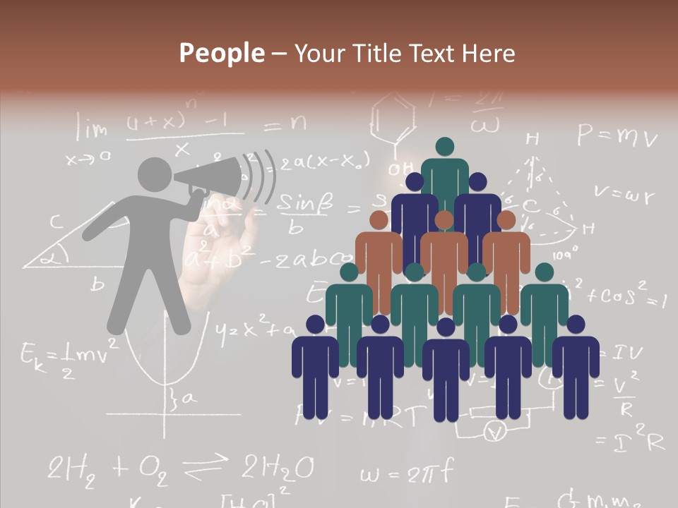 Pen Trigonometry College PowerPoint Template