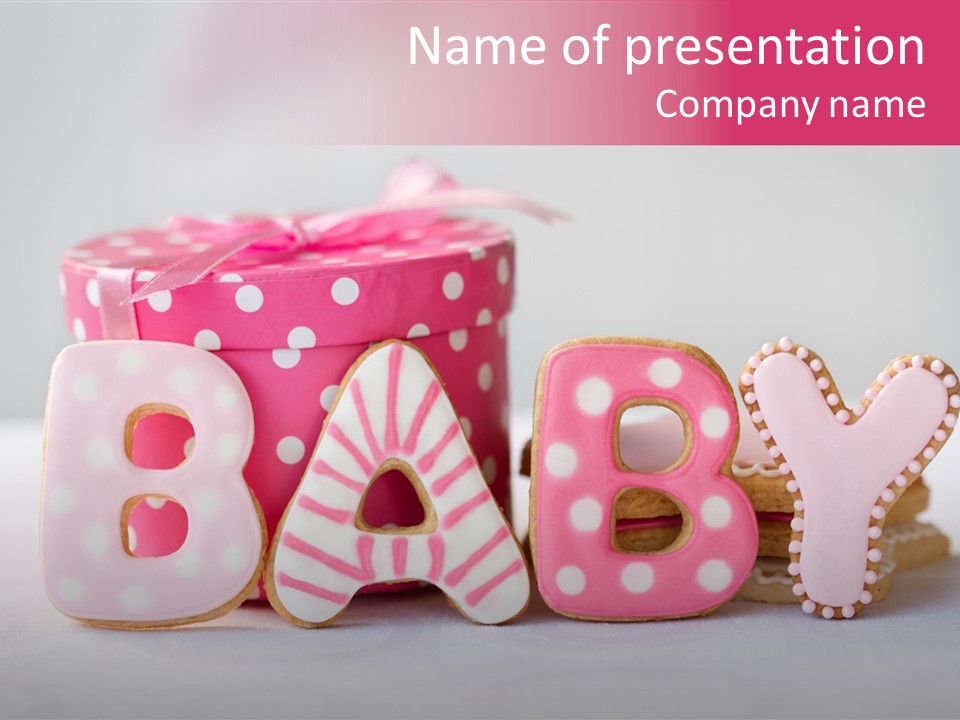 Icing Biscuit Gourmet PowerPoint Template