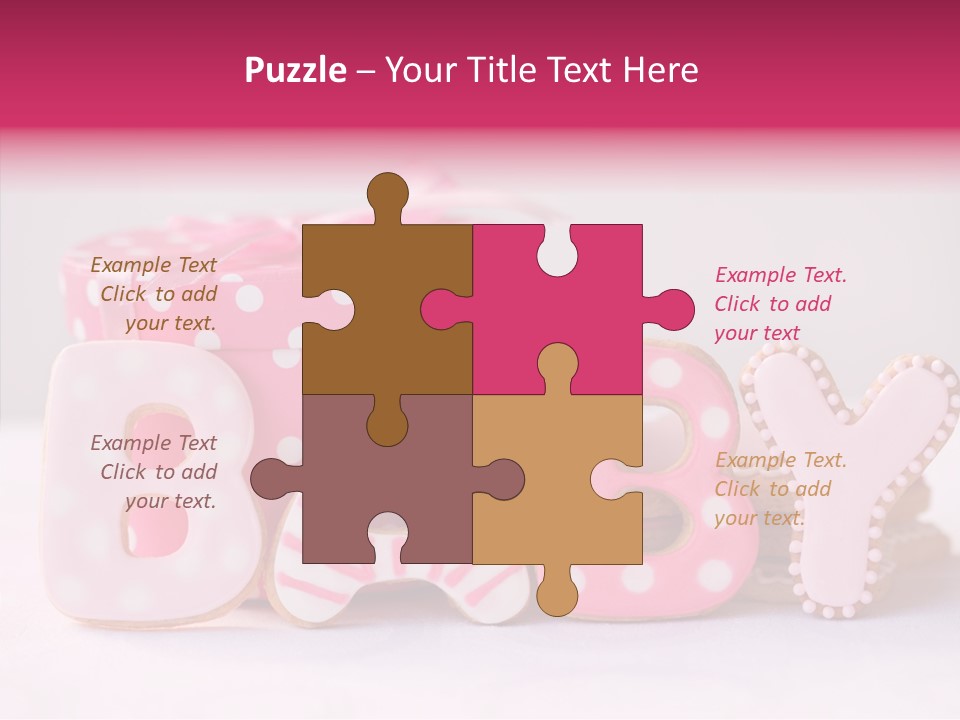 Icing Biscuit Gourmet PowerPoint Template