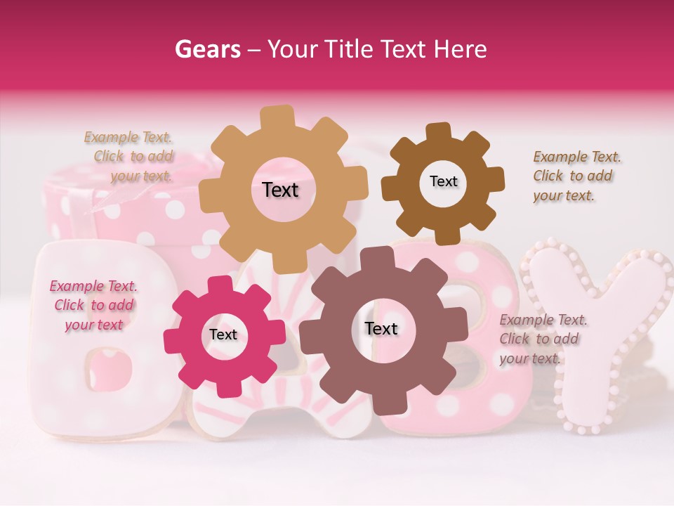 Icing Biscuit Gourmet PowerPoint Template