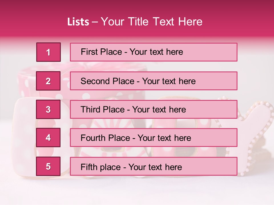 Icing Biscuit Gourmet PowerPoint Template