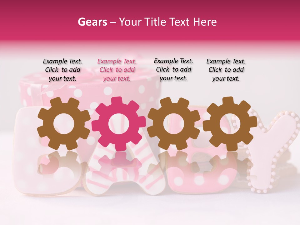 Icing Biscuit Gourmet PowerPoint Template