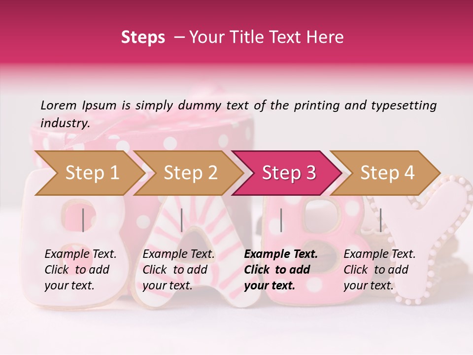 Icing Biscuit Gourmet PowerPoint Template