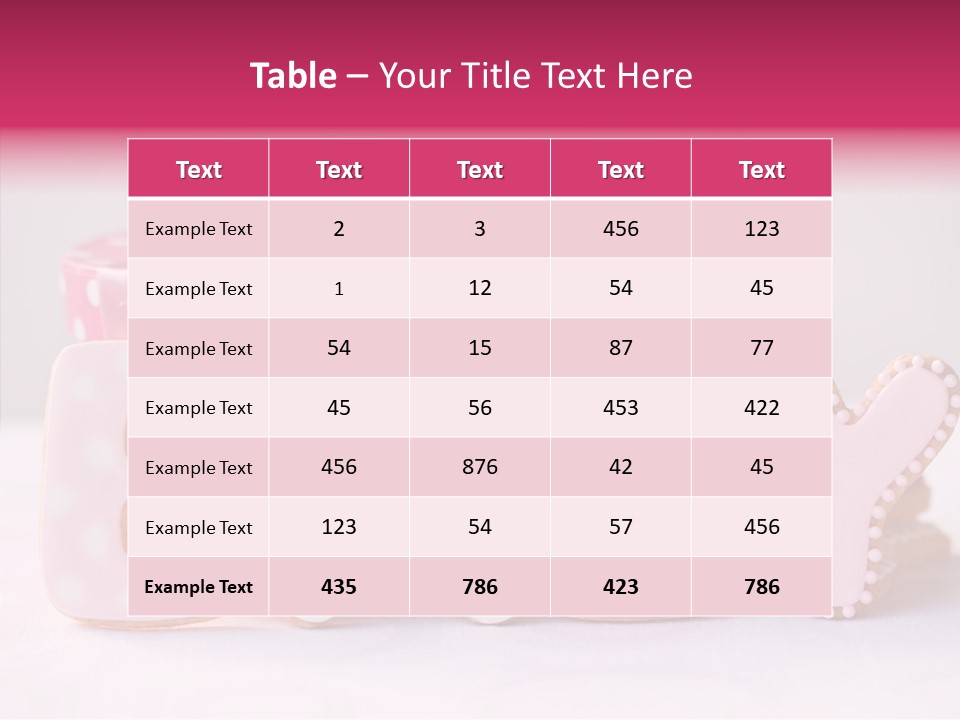Icing Biscuit Gourmet PowerPoint Template