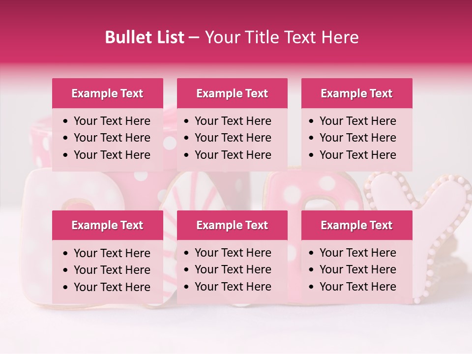 Icing Biscuit Gourmet PowerPoint Template