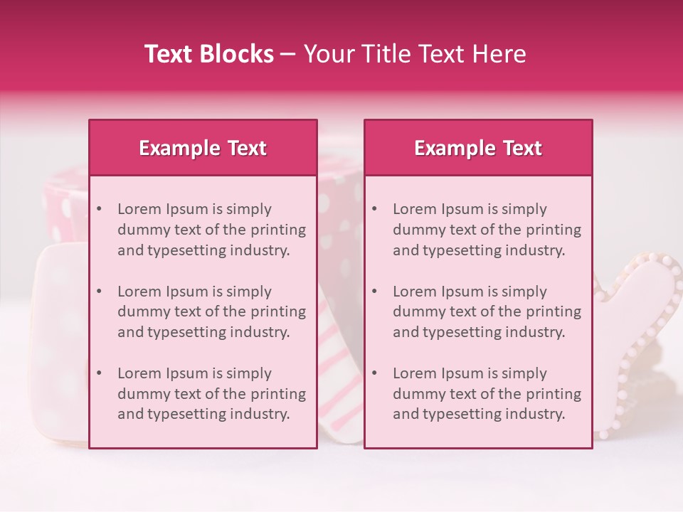 Icing Biscuit Gourmet PowerPoint Template